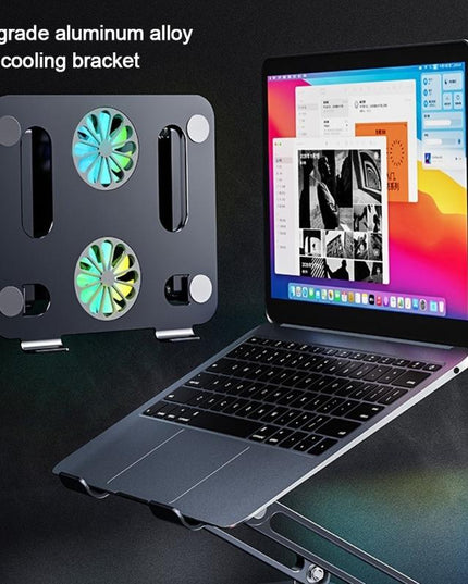 Portable Aluminum Laptop Stand - Foldable-1915198091565338627