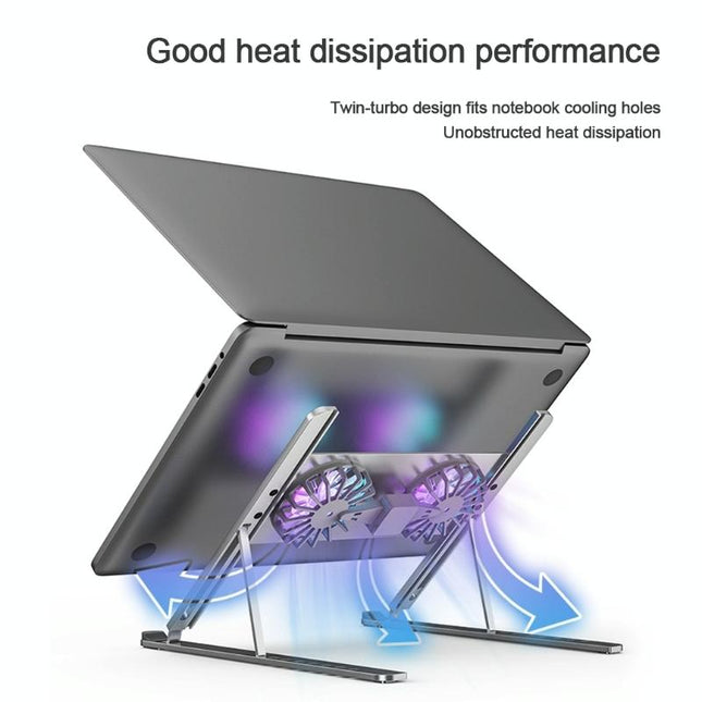 Type C Cooling Fan For P11F Notebook With Aluminum Alloy And Gray Cable-1915197968122777604
