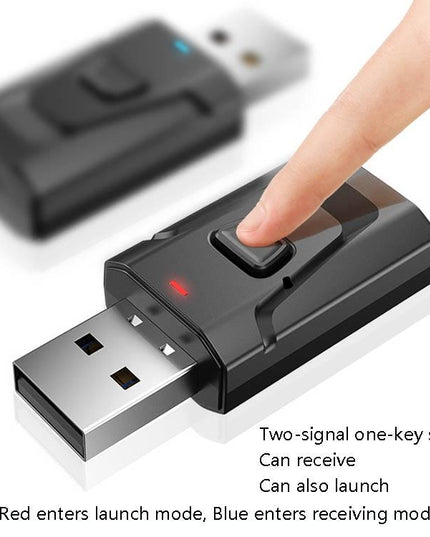 4-In-1 Bluetooth 5.0 Audio Adapter With Usb Transmit / Receive-1915197294102319106