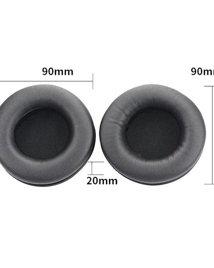 2-Pack Headset Sponge Earmuffs For Razer Kraken 7.1 V1 Pro - Black / Orange-1915198129683173378