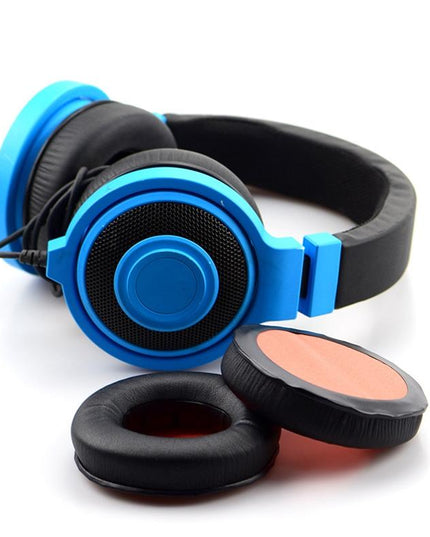 2-Pack Headset Sponge Earmuffs For Razer Kraken 7.1 V1 Pro - Black / Orange-1915198129683173381