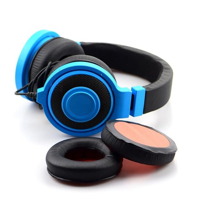 2-Pack Headset Sponge Earmuffs For Razer Kraken 7.1 V1 Pro - Black / Orange-1915198129683173381