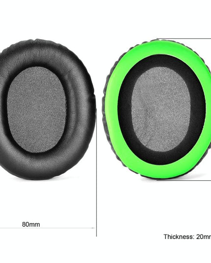 2-Pack Headset Earmuffs For Kingston Hyperx Cloud Ii / Alpha / Flight / Stinger - Black Splicing-1915198406377213954