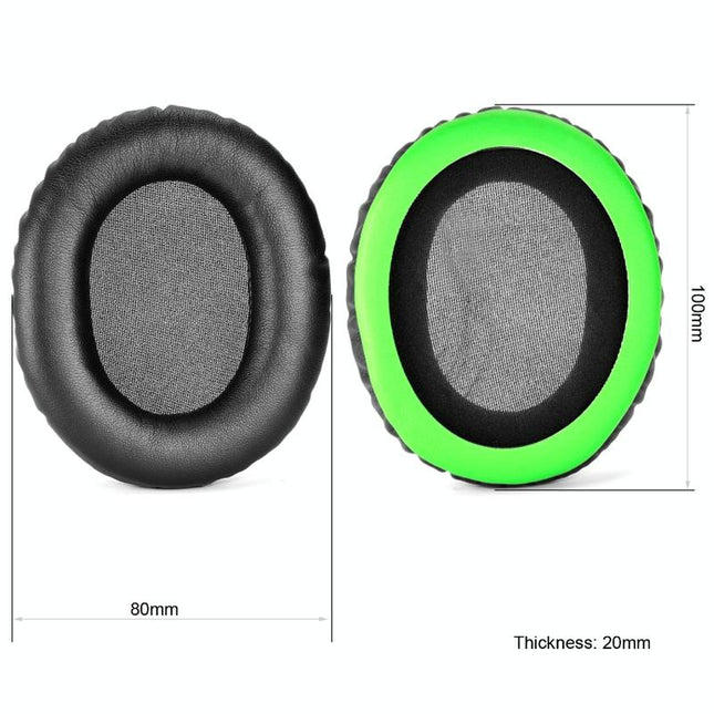 2-Pack Headset Earmuffs For Kingston Hyperx Cloud Ii / Alpha / Flight / Stinger - Black Ice-1915197875537711106