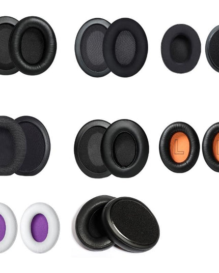 2-Pack Headset Earmuffs For Kingston Hyperx Cloud Ii - White & Purple Lambskin-1915197472897110017