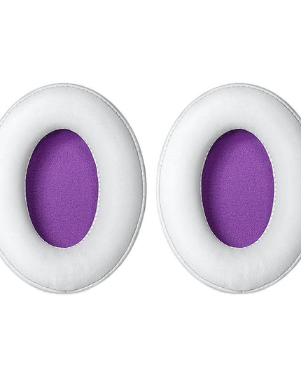 2-Pack Headset Earmuffs For Kingston Hyperx Cloud Ii - White & Purple Lambskin-1915197472897110023