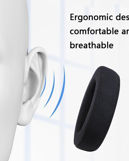 2-Pack Philips Shp9500 Headset Earmuffs - Black Mesh-1915196931198554115