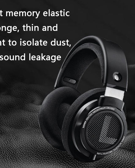 2-Pack Philips Shp9500 Headset Earmuffs - Black Mesh-1915196931198554116