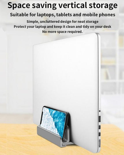 Versatile Aluminum Laptop Tablet Phone Stand - Compact Design-1915197849201676292