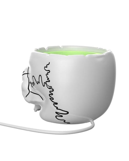 5-Piece Skull Desktop Stand For Apple Home Pod Mini - White-1915197131879223298