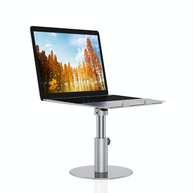 Silver 360 Degree Rotating Aluminum Laptop Stand-1915196902115250183