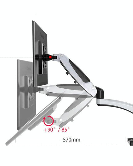Adjustable Desktop Monitor Stand - Rotating-1915198306934460419