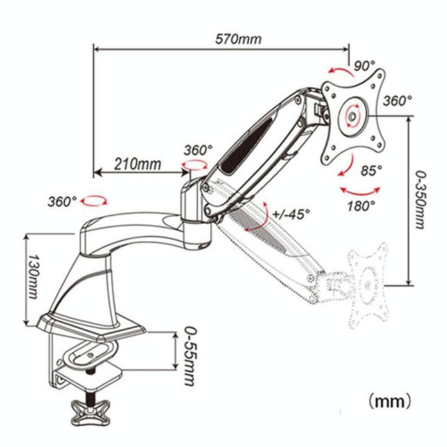 Adjustable Monitor Stand With Rotating Lift Function-1915197691957219330