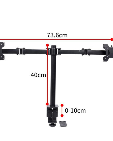 Double Screen Desktop Monitor Stand - Lifting Bracket-1915198130421370882