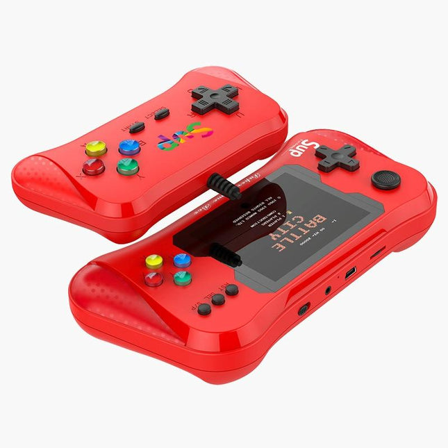 Double-Red Handheld Game Console With 3.5-Inch Screen-1915197809599057927