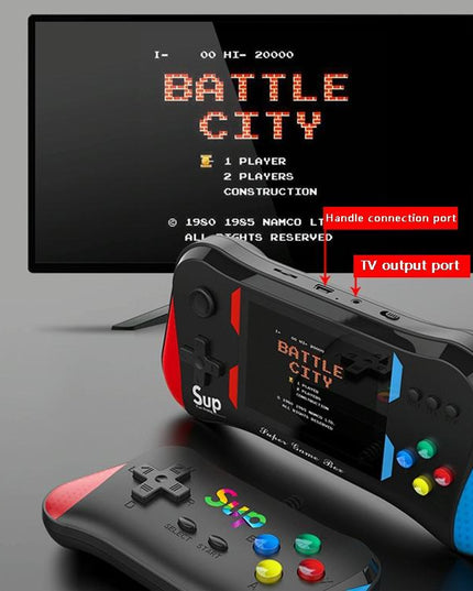 Double-Red Handheld Game Console With 3.5-Inch Screen-1915197809599057923