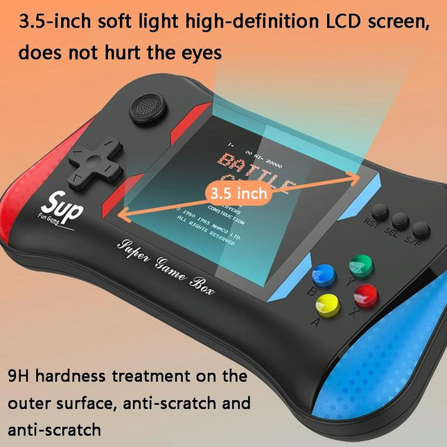 Double-Red Handheld Game Console With 3.5-Inch Screen-1915197809599057924