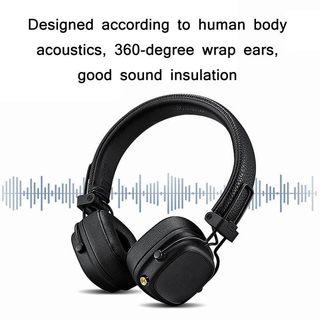 2-Pack Earphone Covers For Marshall Major Iv - Black Sponge-1915196940014981124