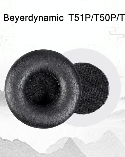 2-Pack Earphone Covers For Beyerdynamic T51 Series - Black-1915196963637301249