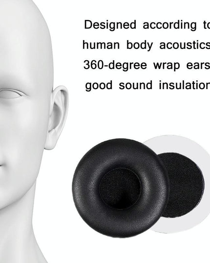 2-Pack Earphone Covers For Beyerdynamic T51 Series - Black-1915196963637301251
