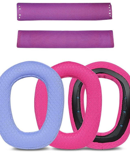 Blue Headbeam Earmuff Pads For Logitech G435 - 2 Pack-1915197948430520322