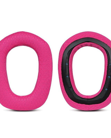 2-Pack Headrest Pads For Logitech G435 - Rose Red Sponge-1915197786379390976