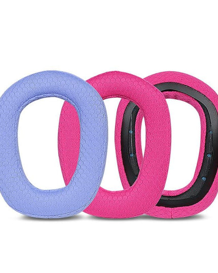 2-Pack Headrest Pads For Logitech G435 - Rose Red Sponge-1915197786379390977