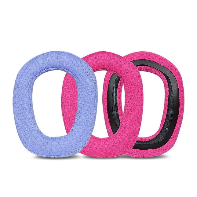 2-Pack Headrest Pads For Logitech G435 - Rose Red Sponge-1915197786379390977