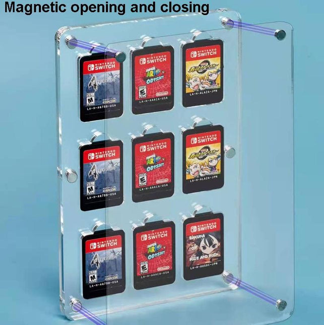 Switch Magnetic Crystal Card Storage Box - 14 Grid-1915198136008183810