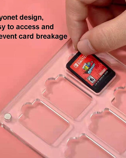 Switch Magnetic Crystal Card Storage Box - 14 Grid-1915198136008183812