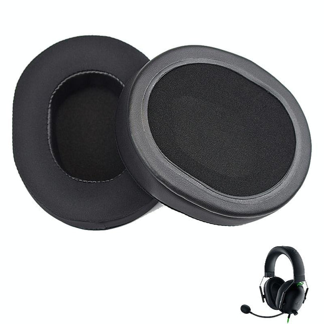 Black Gel Earpads For Razer Blackshark V2 X / Usb Headset - 1 Pair-1915198084971892740