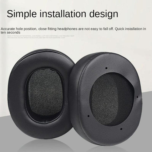 Black Sponge Ear Pads For Xiberia Xl / Xo / V20 Headset - 1 Pair-1915196958465724417