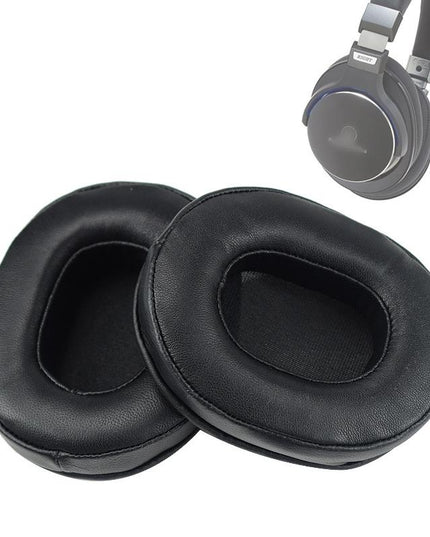 2-Pack Sheepskin Earmuffs For Audio-Technica Ath-M50 / M40 / M50X / Msr7 - Black-1915198312865206277
