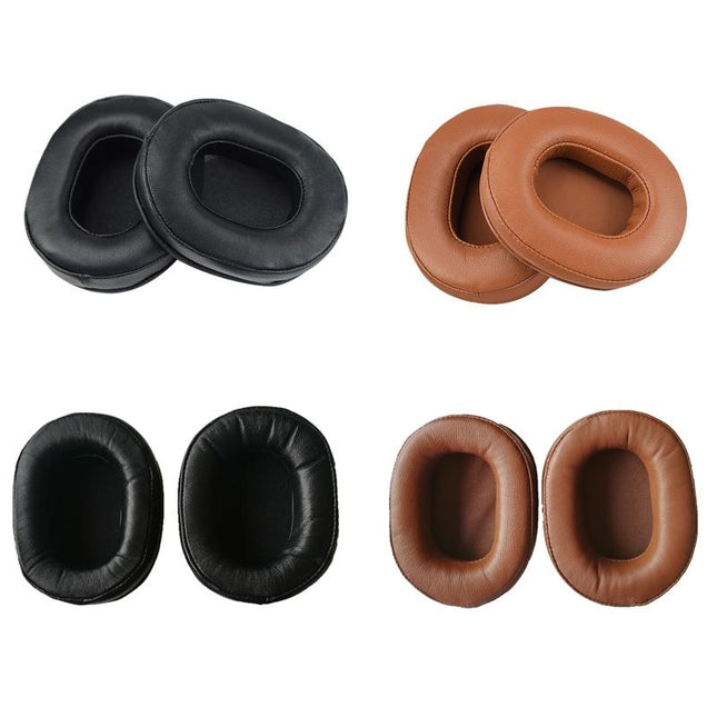 2-Pack Sheepskin Earmuffs For Audio-Technica Ath-M50 / M40 / M50X / Msr7 - Black-1915198312865206273