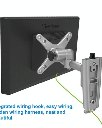 Quick Release Wall Mount For Computer Monitor - Silver Gray-1915196816907964421
