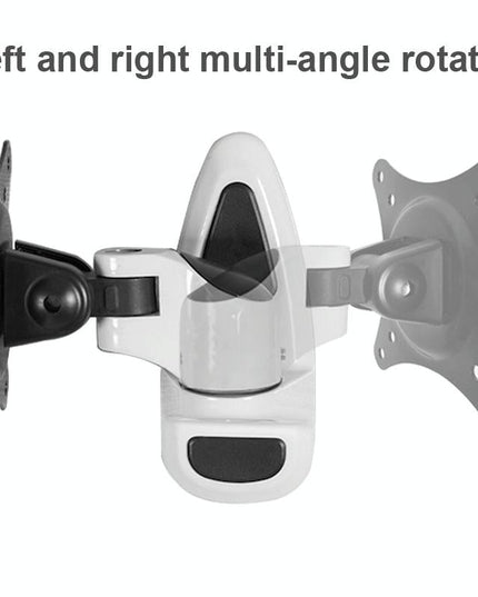 Universal Swivel Wall Mount For Computer Monitors - White-1915196881017901059