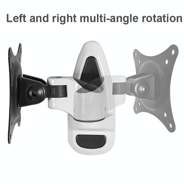 Universal Swivel Wall Mount For Computer Monitors - White-1915196881017901059