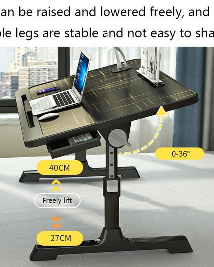 Foldable Bed Desk - Lifts For Easy Use-1915198126403227650