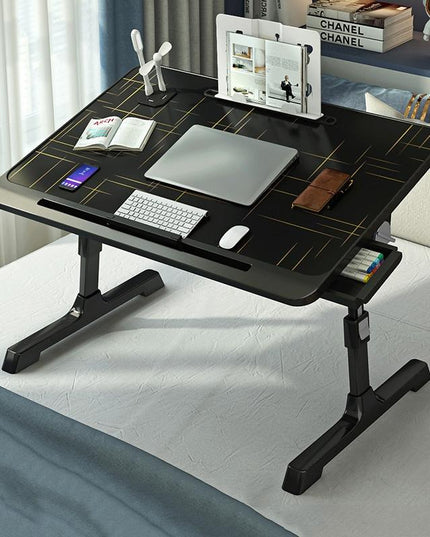 Foldable Bed Desk - Lifts For Easy Use-1915197633778028551