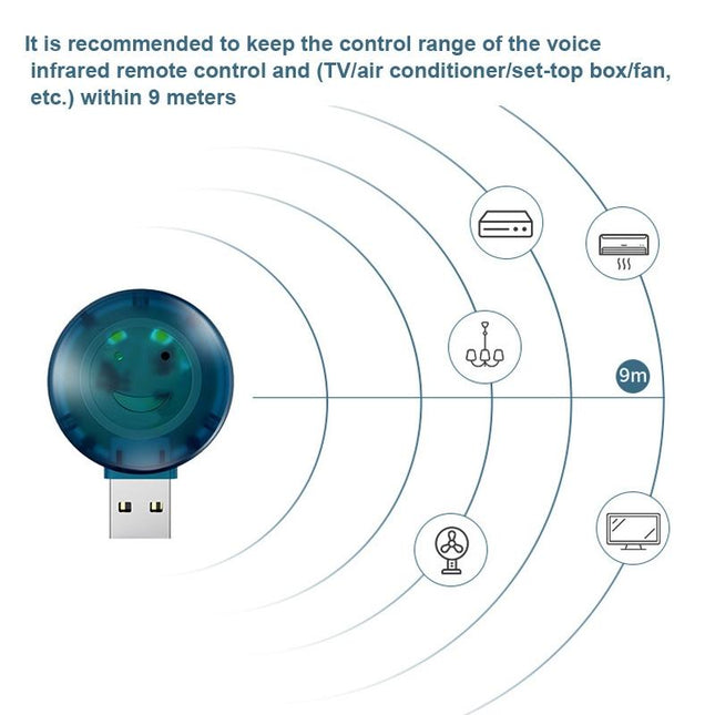 Smart Voice Remote For Air Conditioner With Night Light-1915197595899269124