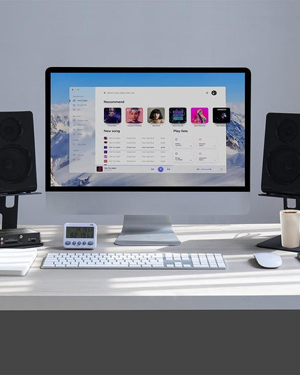 Aluminum Laptop Stand With Cooling Speaker - Portable-1915198320385593345