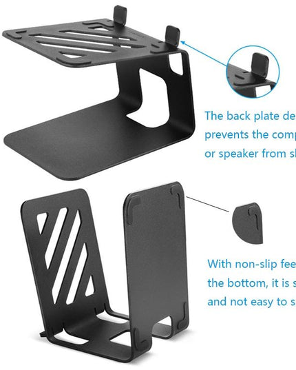 Aluminum Laptop Stand With Cooling Speaker - Portable-1915198320385593349