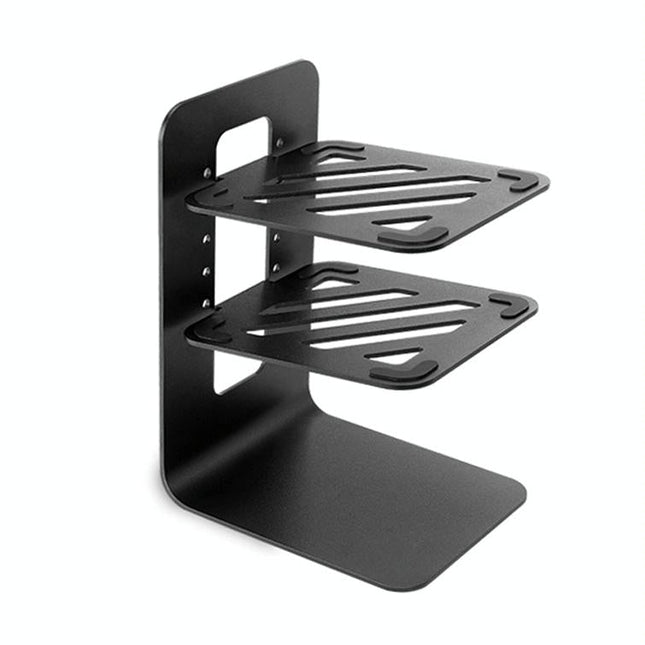 Double Layer Portable All-Aluminum Laptop Stand With Cooling Speaker-1915198134091386880