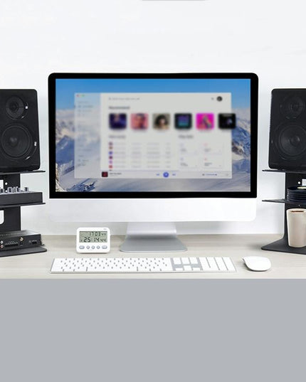 Double Layer Portable All-Aluminum Laptop Stand With Cooling Speaker-1915198134091386881