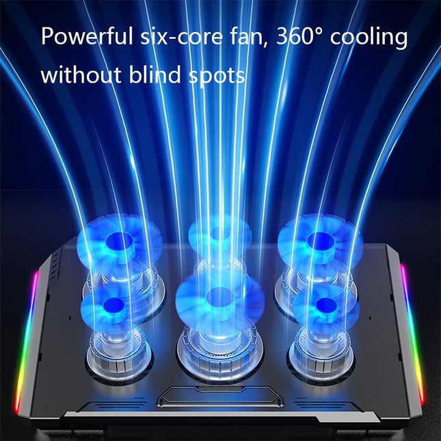 Light-Up Laptop Cooler - Rgb Effect-1922443422870933505