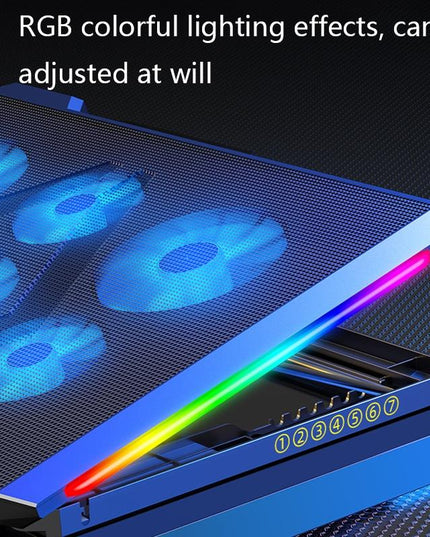 Light-Up Laptop Cooler - Rgb Effect-1922443422870933507