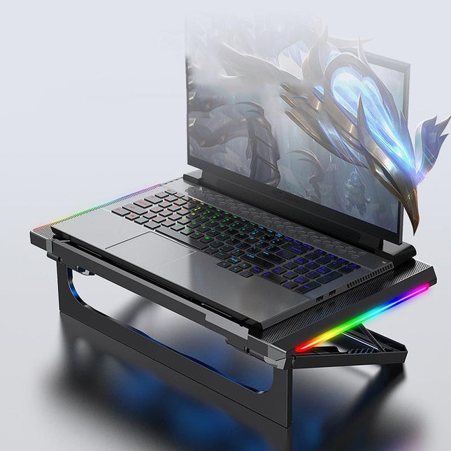 Light-Up Laptop Cooler - Rgb Effect-1922443422870933509