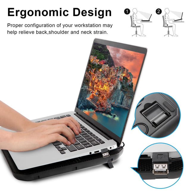 Nuoxi M10 Dual Usb Laptop Cooling Pad-1943465054510911492