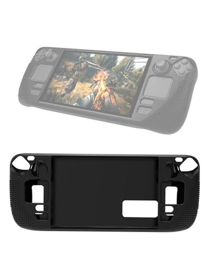 Anti-Slip Silicone Case For Steam Deck - Black-1915196875330424832