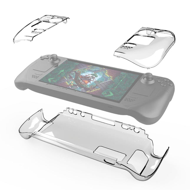 Crystal Hard Shell Case For Game Console - Split Design-1915197282245021703